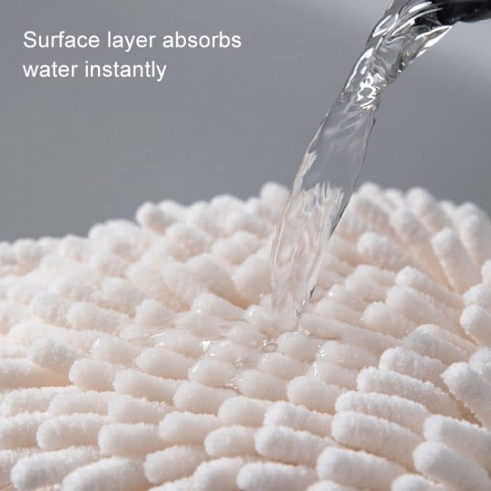 Chenille-Handwischball, großes hängendes Badezimmer, schnell trocknendes Handtuch, Küchenlappen, abwischbares Taschentuch – Bild 3