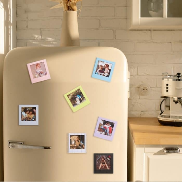 TBD0604304001A.jpg Für Polaroid quadratische Fotorahmen, magnetische Bausteine, zusammengebauter Kühlschrankmagnet – Bild 1