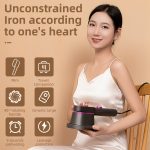 1000 W, 60 ml Wassertank, tragbarer Dampfglätter mit drehbarer Bügelplatte, 220V EU Plug, 110V US Plug – Bild 2