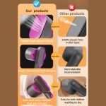 1000 W, 60 ml Wassertank, tragbarer Dampfglätter mit drehbarer Bügelplatte, 220V EU Plug, 110V US Plug – Bild 3