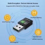Dual-Band Wireless Netzwerkkarte Computer Externer 2,4G/5G USB WiFi Empfänger Sender, 150M, 600M – Bild 7