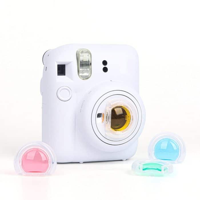 Für Polaroid Mini12 7 in 1 Fotoalbum Aufkleber Fotorahmen Kameratasche, Green, White, Blue, Pink, Purple – Bild 4