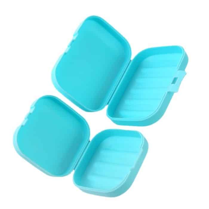 Tragbare Seifenkiste für Reisen mit Deckel und verschließbarer Seifenkiste, Farbe, zufällige Lieferung, Large, Small – Bild 2