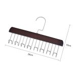 Hölzerner Sling Hanger Dessous Weste Krawatte Organizer Haushalt Wave Drying Racks – Bild 3