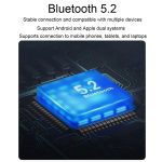 D6 OWS Ohrmontierte ENC-Rauschunterdrückung, kabellose Bluetooth 5.2-Kopfhörer, Black without Accessories, White without Accessories, Black Bag with Accessories, White Bag with Accessories – Bild 10