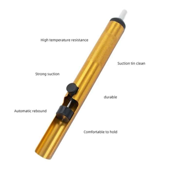 Vollaluminiumlegierungs-Lötextraktor, manuelles Lötkolben-Lötwerkzeug – Bild 4