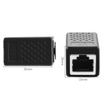 JINGHUA S61 2 Stück/Packung Dual Pass-Through Header Netzwerkkabel Stoßverbinder Extender – Bild 2