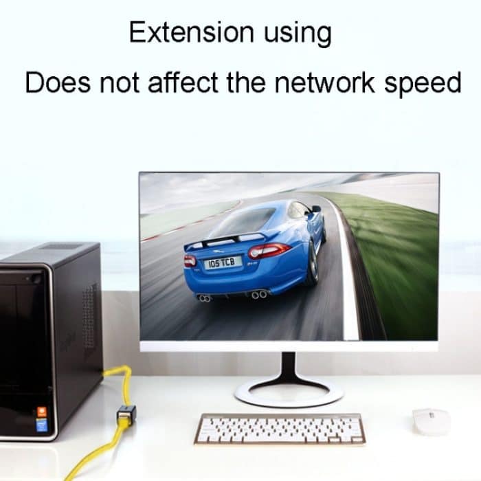 JINGHUA S61 2 Stück/Packung Dual Pass-Through Header Netzwerkkabel Stoßverbinder Extender – Bild 5