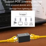 JINGHUA S61 2 Stück/Packung Dual Pass-Through Header Netzwerkkabel Stoßverbinder Extender – Bild 6