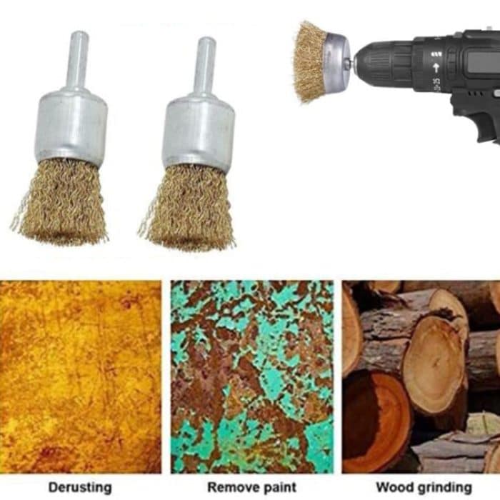 Drahtbürste, Edelstahl-Rostentfernungs-Drahtbürste in Industriequalität, 10x6x25mm, 12x6x25mm, 16x6x25mm, 20x6x25mm, 25x6x25mm, 30x6x25mm – Bild 5