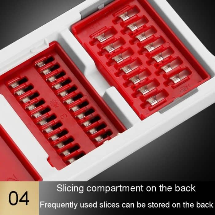 Kacheeg Multifunktionaler Gemüsehacker für die Küche, zum Schrubben und Zerkleinern von Schneidutensilien, 3 In 1, 6 In 1 – Bild 7