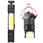 XPG+COB Rot-Weiß-Licht USB wiederaufladbare faltbare Taschenlampe mit starkem Licht, 3189A Large, 3189B Small With Headlight Belt – Bild 7