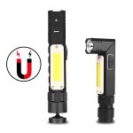 XPG+COB Rot-Weiß-Licht USB wiederaufladbare faltbare Taschenlampe mit starkem Licht, 3189A Large, 3189B Small With Headlight Belt – Bild 8