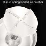 Kacheeg Small Home Ice Shaving Machine Handgekurbelter Eisbrecher, Ice Shaver+Frozen Mold – Bild 4