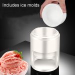 Kacheeg Small Home Ice Shaving Machine Handgekurbelter Eisbrecher, Ice Shaver+Frozen Mold – Bild 5