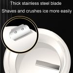 Kacheeg Small Home Ice Shaving Machine Handgekurbelter Eisbrecher, Ice Shaver+Frozen Mold – Bild 7