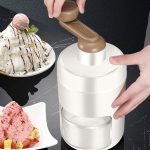 Kacheeg Small Home Ice Shaving Machine Handgekurbelter Eisbrecher, Ice Shaver+Frozen Mold – Bild 10