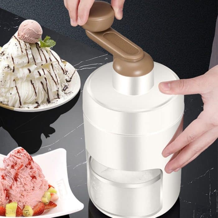 Kacheeg Small Home Ice Shaving Machine Handgekurbelter Eisbrecher, Ice Shaver+Frozen Mold – Bild 10