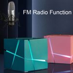 Qone Cube Shape AI Smart sprachgesteuerter Bluetooth-Lautsprecher RGB-Licht Mini Wireless Audio, AI Voice-Controlled (Black), AI Voice-Controlled (White), AI Voice-Controlled (Blue), AI Voice-Controlled (Pink) – Bild 10