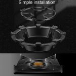 Kacheeg Haushalt Gasherd Sammeln Feuer Energiesparende Abdeckung Küche Rutschfeste Windschutzscheibe, Four-Jawed, Five-Jawed – Bild 7