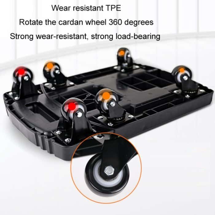 Zusammenklappbarer Handwagen, tragbarer Schildkrötenwagen zur Gepäckabwicklung – Bild 4