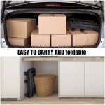 Zusammenklappbarer Handwagen, tragbarer Schildkrötenwagen zur Gepäckabwicklung – Bild 6