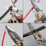 7-Zoll-Mehrzweck-Abisolierzange mit Sechskantlochgrößen in 6 Größen – Bild 4