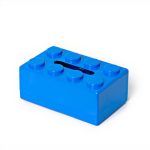 Multifunktionale Cartoon-Baustein-Taschentuch-Aufbewahrungsbox, Wohnzimmer-Couchtisch-Dekoration, Yellow, Blue, Green, Red, Black, White