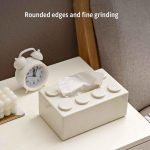 Multifunktionale Cartoon-Baustein-Taschentuch-Aufbewahrungsbox, Wohnzimmer-Couchtisch-Dekoration, Yellow, Blue, Green, Red, Black, White – Bild 4