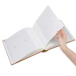N55078 7 Zoll 50 Seiten für 200 Fotos Samtalbum mit Einlage, Album-Aufbewahrungsbuch – Bild 3