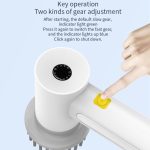 Multifunktionale tragbare kabellose elektrische Reinigungsbürste – Bild 6
