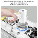 Multifunktionale tragbare kabellose elektrische Reinigungsbürste – Bild 8