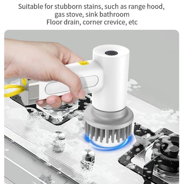 Multifunktionale tragbare kabellose elektrische Reinigungsbürste – Bild 8