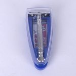 Junjie Rasier- und Bartrasiererständer, alter Stil, doppelseitiger manueller Rasierer – Bild 7