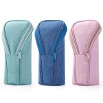 Aufrechtes Federmäppchen mit großem Fassungsvermögen, tragbare Büro- und Prüfungstasche – Bild 2