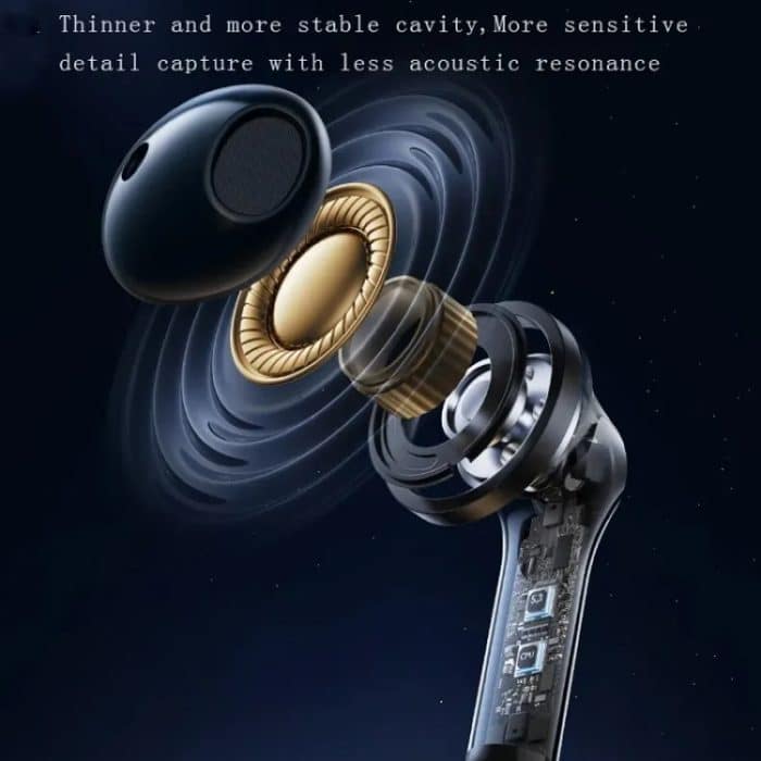 REMAX CozyBuds W18 Double ENC Intelligent Call Noise Reduction Drahtloser Kopfhörer Transparente Hülle Drahtloser Bluetooth-Kopfhörer, W18 – Bild 3