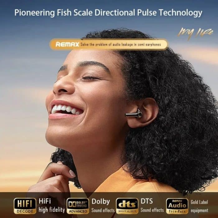 REMAX CozyBuds W18 Double ENC Intelligent Call Noise Reduction Drahtloser Kopfhörer Transparente Hülle Drahtloser Bluetooth-Kopfhörer, W18 – Bild 10