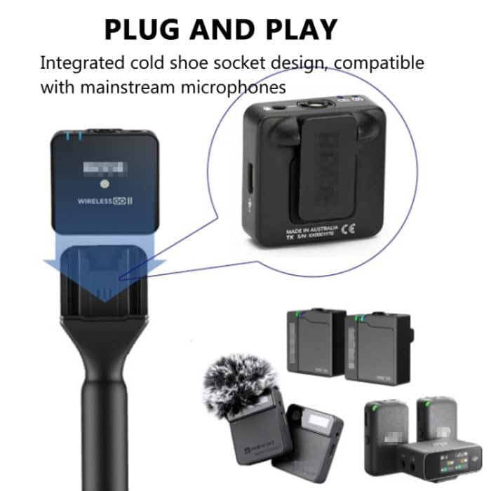 Mikrofon-Interview-Griff für DJI Mic / Moma / Rode Wireless Go / Relacart, Interview Handle – Bild 5