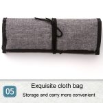 ZHU TING 24 Stück/Set Nylonborsten-Pinsel-Set, Malerei, Aquarellpinsel mit Stoffbeutel – Bild 8