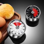 Küche Edelstahl mechanische Timer Student Zeit Management Erinnerung Backen Wecker – Bild 2