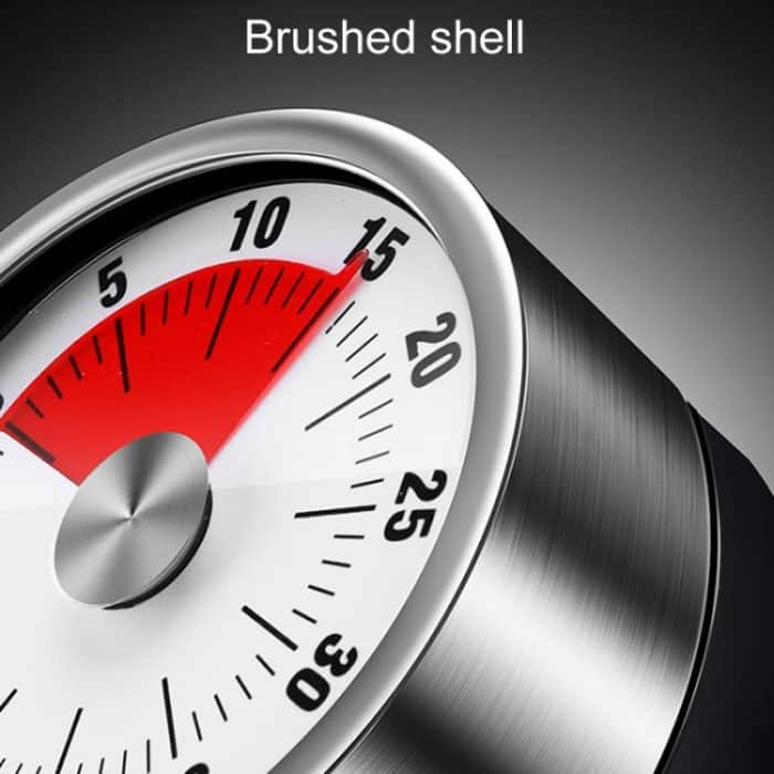 Küche Edelstahl mechanische Timer Student Zeit Management Erinnerung Backen Wecker – Bild 7