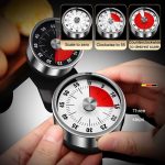 Küche Edelstahl mechanische Timer Student Zeit Management Erinnerung Backen Wecker – Bild 9