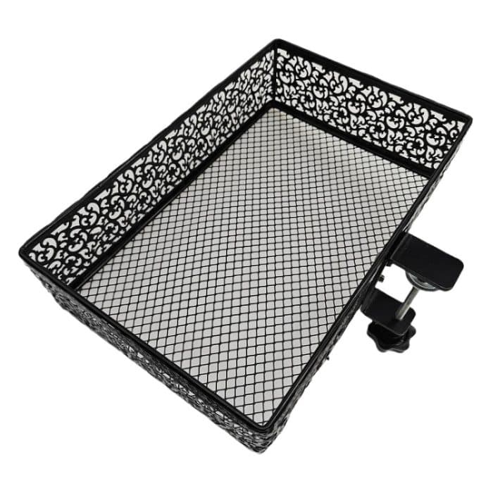 Unter dem Schreibtisch versteckter Aufbewahrungskorb für verschiedene Dinge, Black Fixed, White Fixed, Black Rotating, White Rotating – Bild 1