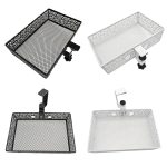 Unter dem Schreibtisch versteckter Aufbewahrungskorb für verschiedene Dinge, Black Fixed, White Fixed, Black Rotating, White Rotating – Bild 2