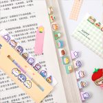 120 Blatt/Set Kawaii Sticky Tab Note Page Marker Beschreibbare und neu positionierbare Dateimarkierungen, Dog, Fruit, Girl, Flower, Bear, Cat – Bild 2