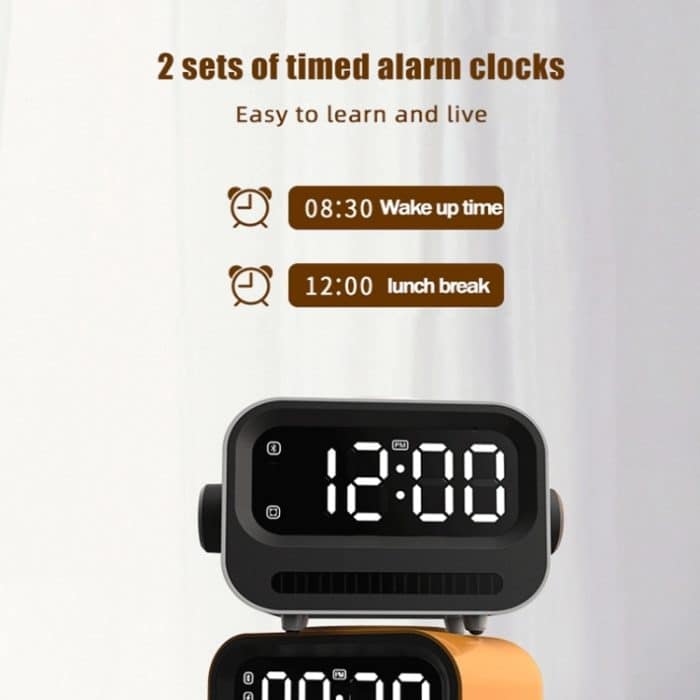 15 W 3-in-1-Umgebungslicht-Digitalanzeige, Uhr, Bluetooth-Lautsprecher, magnetisches kabelloses Ladegerät – Bild 8