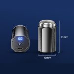 Smart Digital Display Elektrorasierer Wiederaufladbarer Taschenrasierer, 6 Leaf Knife Head Black, 6 Leaf Knife Head Guncolor, Suspension Knife Net Black, Suspension Knife Net Guncolor – Bild 3