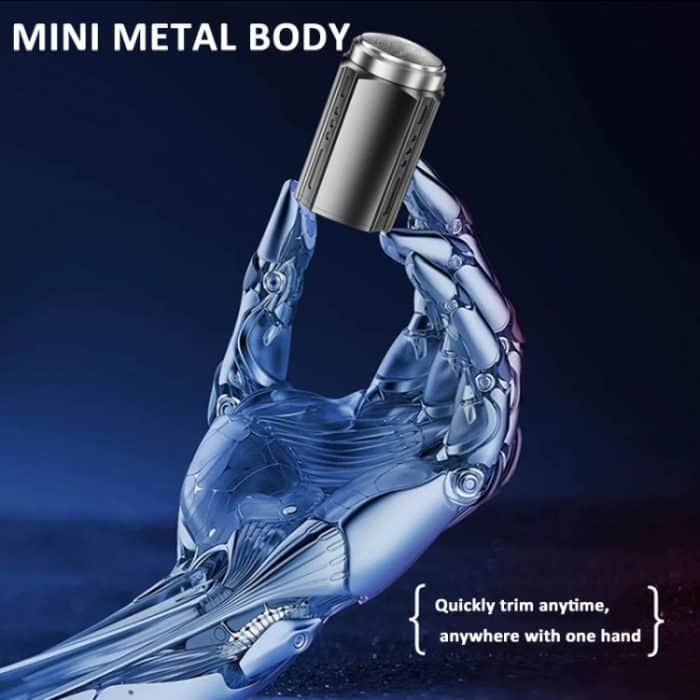 Smart Digital Display Elektrorasierer Wiederaufladbarer Taschenrasierer, 6 Leaf Knife Head Black, 6 Leaf Knife Head Guncolor, Suspension Knife Net Black, Suspension Knife Net Guncolor – Bild 4