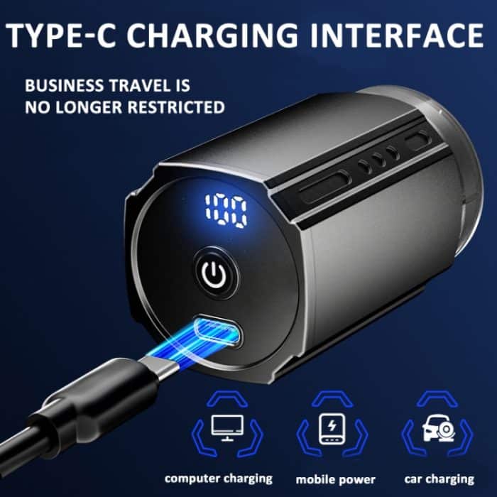 Smart Digital Display Elektrorasierer Wiederaufladbarer Taschenrasierer, 6 Leaf Knife Head Black, 6 Leaf Knife Head Guncolor, Suspension Knife Net Black, Suspension Knife Net Guncolor – Bild 7