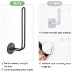 L-förmiger Baseballkappen-Aufbewahrungsständer aus Eisendraht zur Wandmontage, Huthalter – Bild 4